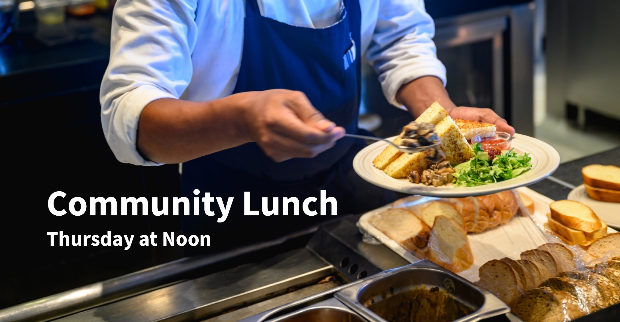 community lunch slide